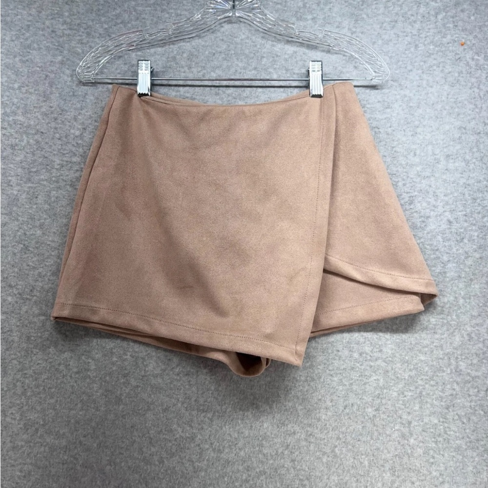 Charlotte Russe Camel Skort